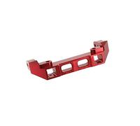 Atomik RC TRX-4 - Soporte para parachoques delantero de aleación, color rojo, sustituye a 8237, compatible con Traxxas