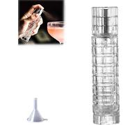 Atomizador de cóctel, botella de spray de 30 ml, botella de spray de aceite de oliva para cóctel, botella de spray de perfume rociador de vermut, barra de cristal de cristal, pulverizador recargable