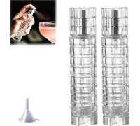 Atomizador de cóctel, botella de spray de 30 ml, botella de spray de aceite de oliva para cóctel, botella de spray de perfume rociador de vermut, barra de cristal de cristal, pulverizador recargable