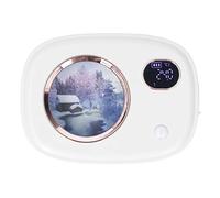 Atomizador de Fragancia Ultrasónico, Ambientador Automático con Pantalla Digital para el Hogar, Rociador Envolvente sin ángulo Muerto de 360°, Luz Nocturna, Difusor de Escritorio