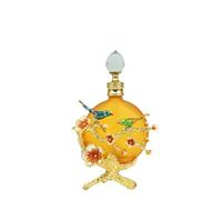 Atomizador de perfume, Botella de perfume vidrio 30ml Decoración del hogar multicolor(Yellow)