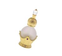 Atomizador de perfume, Plata de oro recargable del atomizador la botella espray perfume vacío cristal 15ml(Gold)