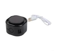 Atomizador eléctrico de granos de café con tecnología de niebla y base magnética para reducción estática (negro)