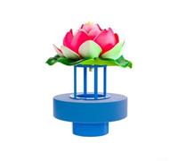 Atomizador humidificador artificial de rocalla con aspecto de piedra para características de agua, nebulizador silencioso para estanques, 10 x 10 x 13,3 cm (azul B)