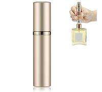 Atomizador Perfume Recargable, 5ML Perfume Atomizador, Spray de Perfume Portátil, Mini Botella de Perfume, Perfumador Dispensador de Viaje, Botella Vacío Pulverizador Viaje (Champán)