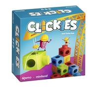 Atomo Games CLICKIES. Juego Party Educativo con POLICUBOS