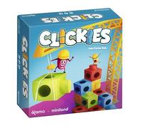 Atomo Games CLICKIES. Juego Party Educativo con POLICUBOS