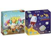 Atomo Games Pack de Juegos Educativos Galaxia de los Números + La Fiesta de Las Letras - Aprender Matemáticas y Lectoescritura Jugando (5+ años)