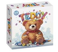 Atomo Games Teddy - Juego de Mesa Infantil y Familiar | Juego de Botones y Peluches | Juego Cooperativo para Niños +3 Años | 2 a 4 Jugadores