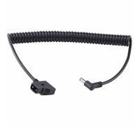 Atomos Cable de conexión D-Tap a DC Locked ATOMDTPCB2 - Cable en Espiral para conexión Segura, Dispositivos de alimentación