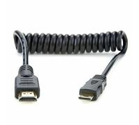 Atomos Cable en espiral mini HDMI a HDMI de 30-45 cm