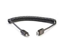 Atomos ATOM4K60C6 - Cable HDMI Full 40 cm, Cast Connector (prolongación de 80 cm), Negro