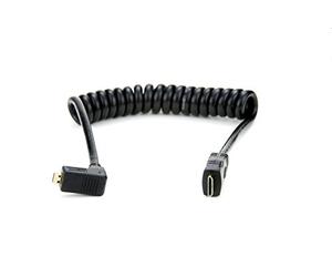 ATOMOS Coiled Right-Angle Micro HDMI to Mini HDMI Cable