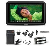 Atomos Shinobi II - Monitor de grabación HDMI 4K de 5.2 Pulgadas con visualización táctil HDR | Monitor Ligero para fotografía con batería, Cargador y cámara, Juego avanzado de Montaje de Zapato