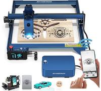 ATOMSTACK 20W Grabadora Laser, Cortadora Laser Máquina de Grabado Láser con Kit de Asistencia de Aire de Doble Bomba, Soporte para Pantalla Offline/Aplicación Móvil/Grabado en Windows