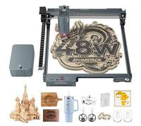 ATOMSTACK A40 PRO V2 Máquina de grabado láser de 40 W y 20 W con asistencia de aire, cortadora láser de 500 mm/s, cortadora láser con enfoque automático, 400 * 385 mm para madera/acrílico/metal/cuero