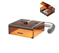 ATOMSTACK Caja B3 para máquina de grabado La-ser, 544 x 554 x 117 mm, caja protectora para grabador La-Ser, cubierta segura a prueba de polvo con extractor de aire, para A6 pro A12 pro A24 pro