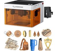 ATOMSTACK Diode Grabadora Laser P1 5W, velocidad de 600 mm/s, clase 1 máquina de grabado láser de seguridad para madera, papel, cuero, piedra, Mini Cortadora Laser Adecuado para principiantes