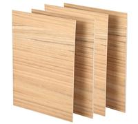 ATOMSTACK Madera contrachapada de ébano, 297 x 215 mm, láminas de madera contrachapada láser de 3 mm, para manualidades, grabado láser, corte, pirograbado, enrutador CNC, hecho a mano, 4 unidades