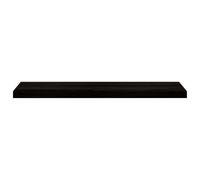 ATOMSTACK MAKER 12 peldaños de madera maciza de roble lacado marrón oscuro (100 x 25 x 2 cm) - resistente, fácil de limpiar y versátil como escalón o alféizar de ventana