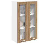 ATOMSTACK MAKER Armario colgante de cocina en roble Artisan, 60 x 31 x 100 cm, material de madera con 2 puertas con bisagras, armario de pared moderno y duradero para cocina y salón
