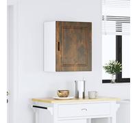 ATOMSTACK MAKER Armario colgante de cocina Porto en roble ahumado, 50 x 31 x 60 cm, armario de pared con 2 compartimentos, máx. 60 kg, montado en la pared, ahorra espacio y es moderno