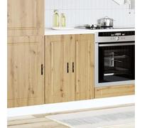 ATOMSTACK MAKER Armario de cocina de 60 cm, de roble Artisan, con patas ajustables, 60 x 46 x 81,5 cm, soporta hasta 70 kg, para cocina moderna