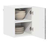 ATOMSTACK MAKER Armario de cocina de hormigón gris 30 x 31 x 40 cm - Moderno armario de pared de madera con gran espacio de almacenamiento para cocina e interior, aspecto de madera vieja, fácil