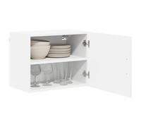 ATOMSTACK MAKER Armario de cocina de madera, 50 x 31 x 40 cm, color blanco, con puertas correderas y varios compartimentos, moderno armario de pared para cocina y salón, soporta hasta 60 kg