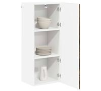 ATOMSTACK MAKER Armario de cocina de roble ahumado 40 x 31 x 100 cm - Moderno armario de pared de madera con gran espacio de almacenamiento, resistente y fácil montaje para cocina moderna