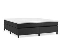 ATOMSTACK MAKER Estructura de cama con somier, color negro, 180 x 200 cm, diseño artístico de alta calidad con patas de madera estables y listones de madera contrachapada para una fijación óptima del