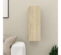 ATOMSTACK MAKER HOMELEN Mueble de TV de roble Sonoma, 30,5 x 30 x 90 cm, material de madera, armario para TV, mueble de TV, muebles de salón, mesa de televisión, armario para sala de estar, dormitorio