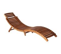 ATOMSTACK MAKER HOMELEN Tumbonas de 2 piezas con mesa y cojines rojos, madera de acacia maciza, plegable, resistente a la intemperie, 184 cm, para terraza, jardín, piscina e interior