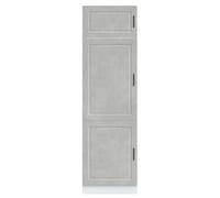 ATOMSTACK MAKER Mueble de cocina Porto en color gris hormigón, 60 x 57 x 207 cm, madera con patas ajustables, gran espacio de almacenamiento, moderno armario colgante para cocina, fácil montaje y