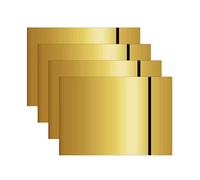 ATOMSTACK Placa de plástico de doble color, 4 unidades de 20 x 30 cm (12 x 8 pulgadas), grabado láser, color metal, placas acrílicas para carteles personales individuales, insignias, DIY (Mirror