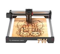 ATOMSTACK Swift 7W Grabador y Cortador Láser, Máquina de Grabado 300 x 300 mm, Diseño con IA, Montaje Modular Fácil, Control Wi-Fi/USB/APP, Compatible con Madera, Cuero, Acrílico, Vidrio, Papel