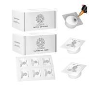 Atomus 36pcs sumergir la aguja de tatuaje de espuma limpiar la taza sumergir enjuagar la cabeza de la capucha sumergir la aguja de tinta profesional sumergir la espuma limpiar