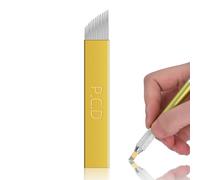 ATOMUS 50 pieza Micro Blading permanente agujas 3d Make Up Cejas Tattoo Needle Pen PCD 14 Pins Cejas Kit