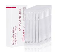ATOMUS 50pcs 9RL Tattoo Needles Set Disposable Tattoo Needles Stainless Steel Taeto Needles for Tattoo Machine