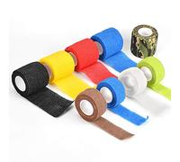 ATOMUS 9 Unids/Set Vendaje Autoadhesivo De 5 Cm Y 2 Cm Para MáQuina De Vendaje De Agarre De Tatuaje Pluma Para Mascotas Veterinario Primeros Auxilios Deportes MuñEca Y Tobillo