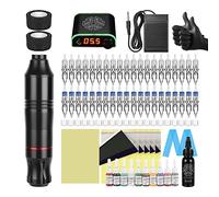 ATOMUS Tattoo Pen Kit Profesional Máquina de Tatuaje Completa con Agujas, Suministros y Alimentos para Tinta