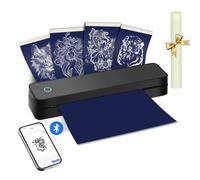 ATOMUS Tatuaje Stencil Printer 2000mAh Thermal Tattoo Printer with 10pcs Transfer Paper for Phone, Tablet & PC, Office Thermal Machine Transfer Kits