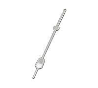 ATOMUSERLY 1 Aguja de Segundos Plateada 13 mm, Color Verde C3, Luminosa, 62MAS, for Relojes Buceo. Accesorio Compatible con Movimientos NH34, NH36, 4R y 7S(Black Red)