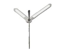 ATOMUSERLY 1 Juego de Agujas Luminosas Verdes C3 Color Plata Plomo for Relojes NH34, NH36, 4R, 7S y 7002(Silver Gun)