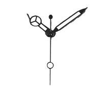 ATOMUSERLY 1 Juego de Agujas Silver Ghost NH35 C3 Verdes Luminosas for Relojes con Movimiento NH34, NH36, NH38 y NH70(Silver Black)