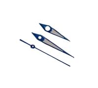 ATOMUSERLY 1 Juego de manecillas for Relojes compatibles con Movimientos NH34/NH35/NH36/4R/7S. Manecillas Plateadas, Negras, Azules y Rojas. Accesorios Luminosos Verdes(Top 4.Red)