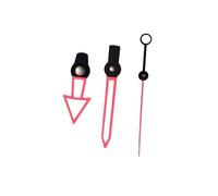 ATOMUSERLY 1 Juego de manecillas Luminosas for Reloj con Agujas Borde Rojo for SKX017 7S26 NH35 4r35 4r36 NH70 NH72(Full White)