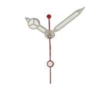 ATOMUSERLY 1 Juego de manecillas Luminosas Negras y Grises NH35 C3 for Relojes con Movimiento NH34, NH36, 4R, NH38, NH70 NH72(Silver Red)