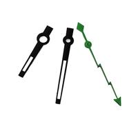 ATOMUSERLY 1 Juego de manecillas Plateadas Luminosas Verdes for Relojes, compatibles con Movimientos NH35, NH36, ETA 2824, 2836 y Miyota 8215, 8205, DG2813 3804. Pieza Repuesto(Hands 11,NH35 NH36)