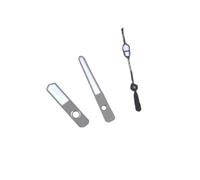 ATOMUSERLY 1 Juego de manecillas segundero en Amarillo/Rojo/Azul/Negro/Naranja/Plateado for Movimiento NH35/NH36, luminiscentes Verdes(E)